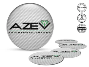 Azev Adesivo Silicone Stile Emblemi Cerchio Cupola